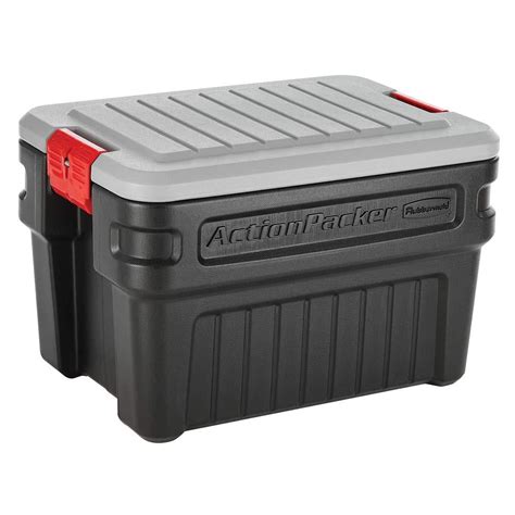 rubbermaid storage box with lock